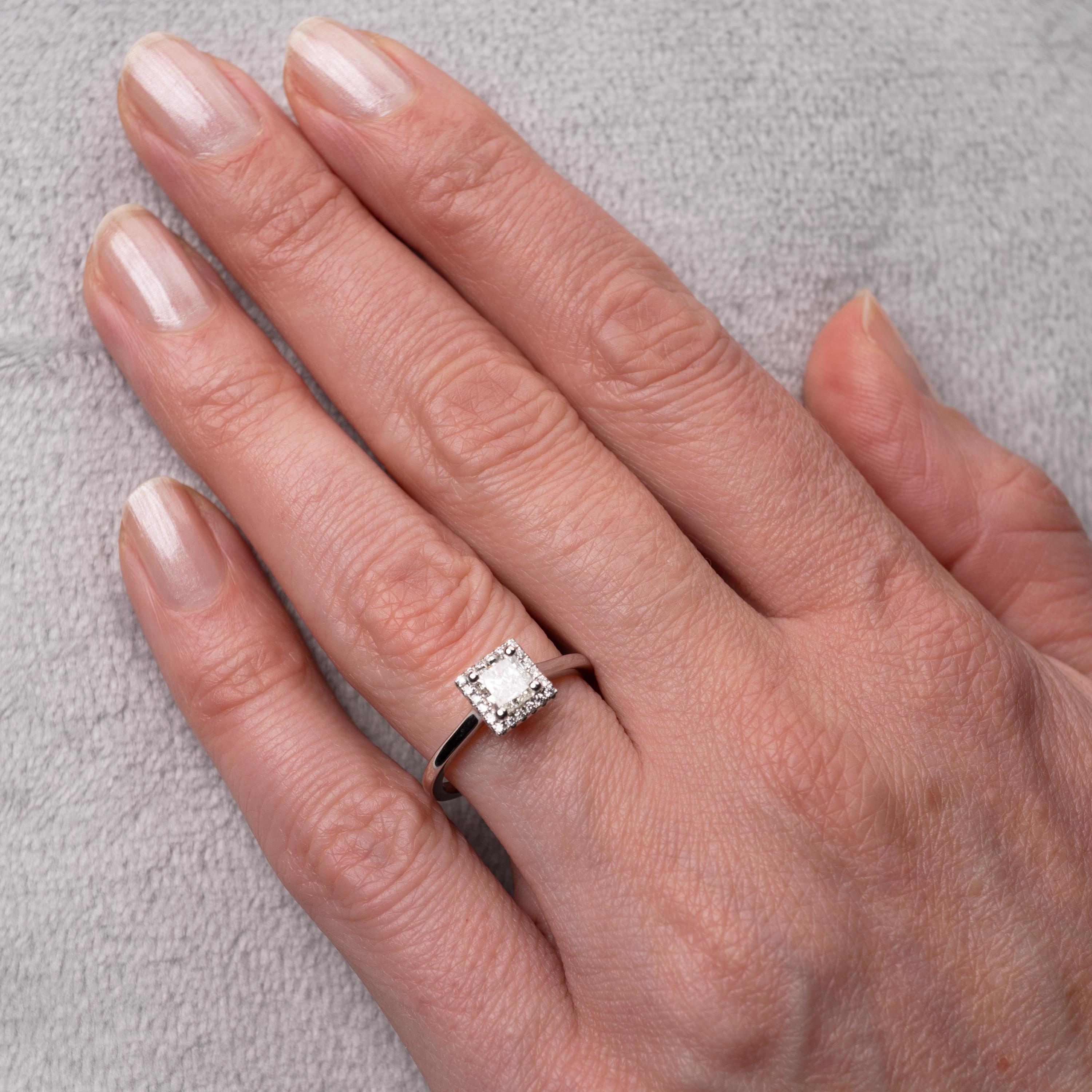 0.65 carat diamond ring