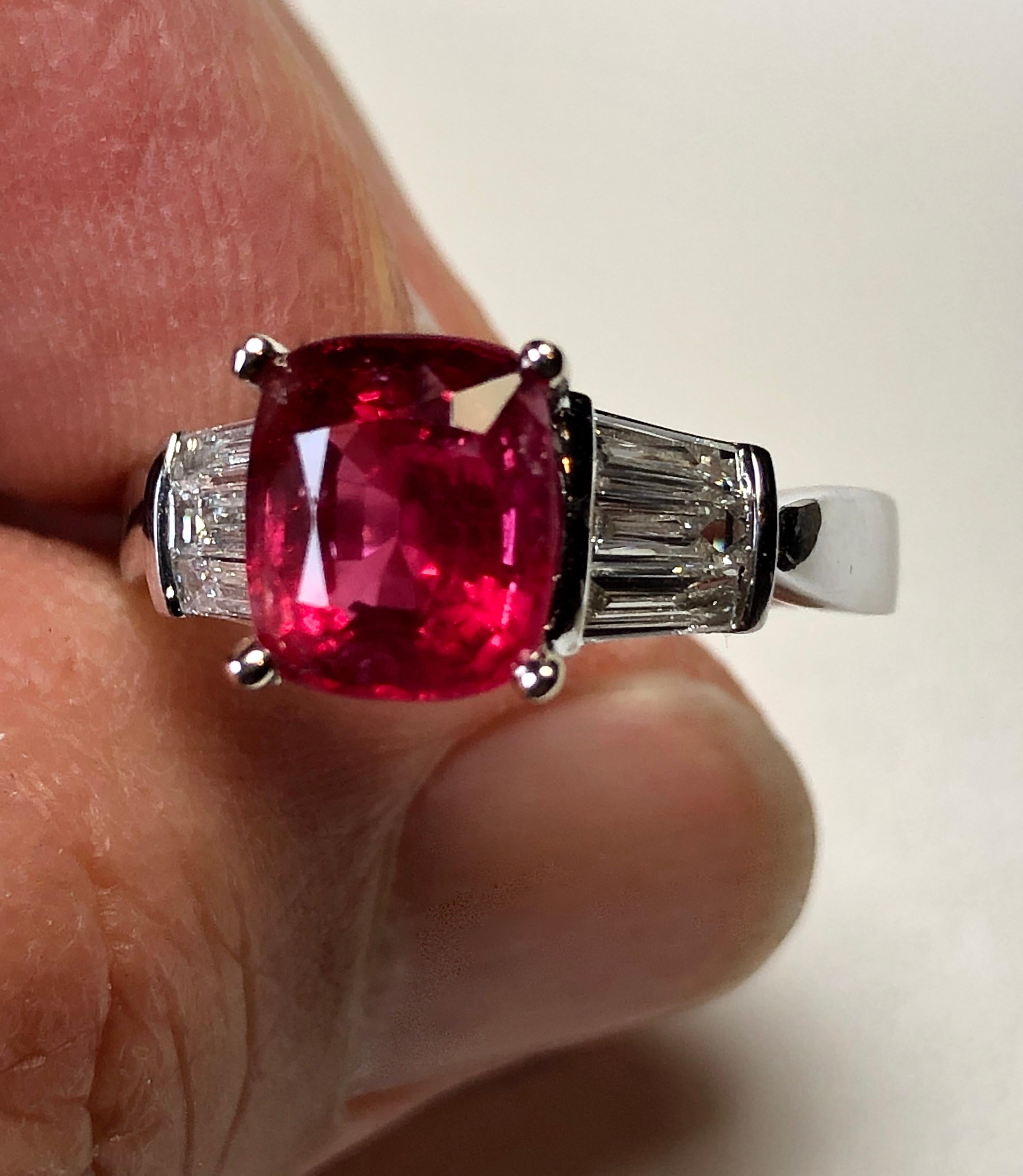 red spinel rings