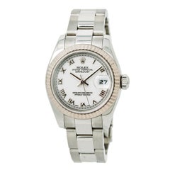 Certified Rolex Datejust 179174 Women's Automatic Watch White Dial SS