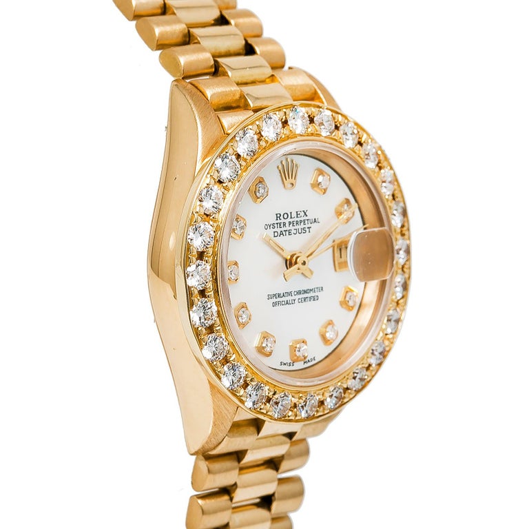Certified Rolex Datejust 69178 Women’s Automatic Watch 2.40 Carat