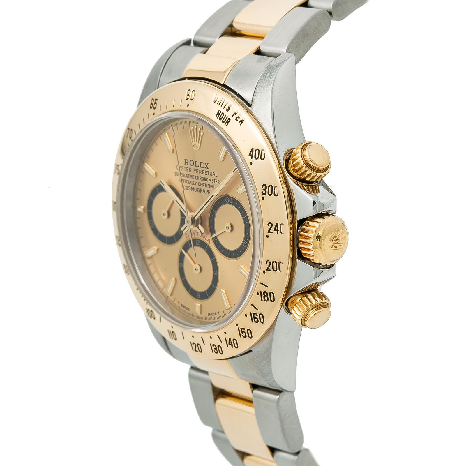 Contemporary Certified Rolex Daytona Zenith Inverted 6 16523 Men’s Automatic Watch For Sale