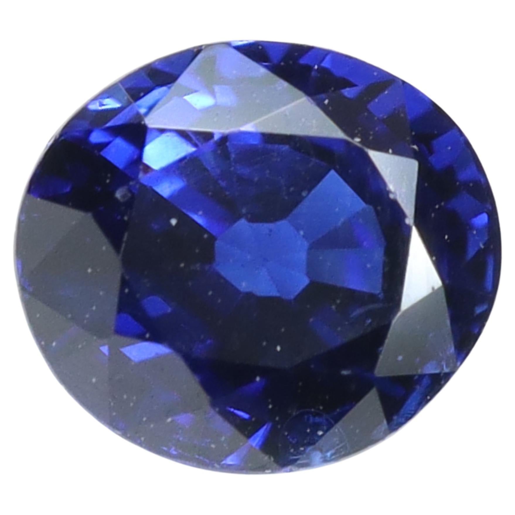 Certified Royal Blue Sapphire 1.10ct
