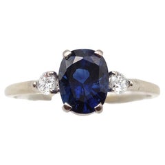 Sapphire Three-Stone Rings