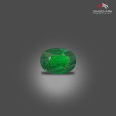 Certified Stone 1.40 Carats Soft Green Natural Tsavorite Garnet Faceted Garnet