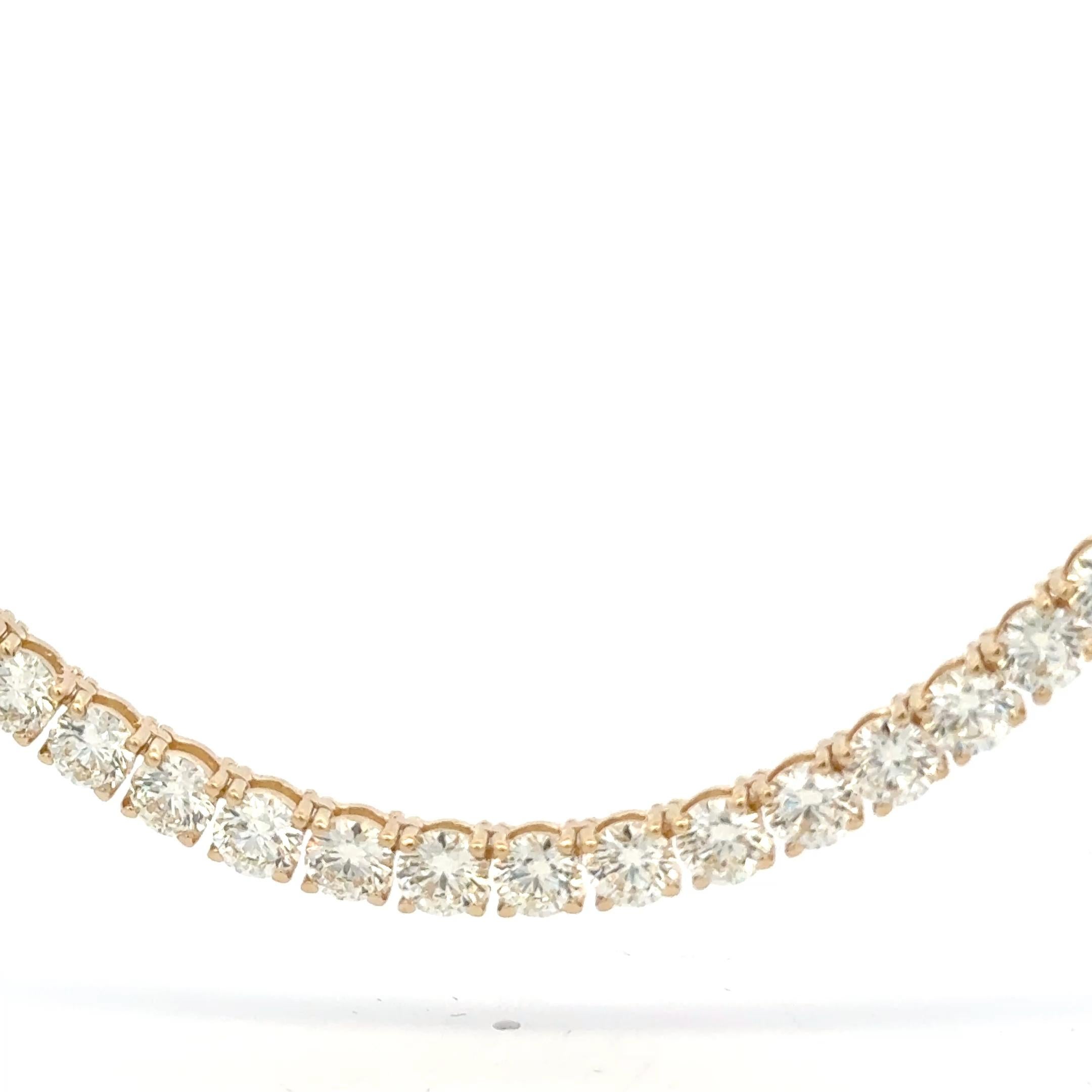 Collana di diamanti da 0,43 carati per ogni pietra in vendita 1