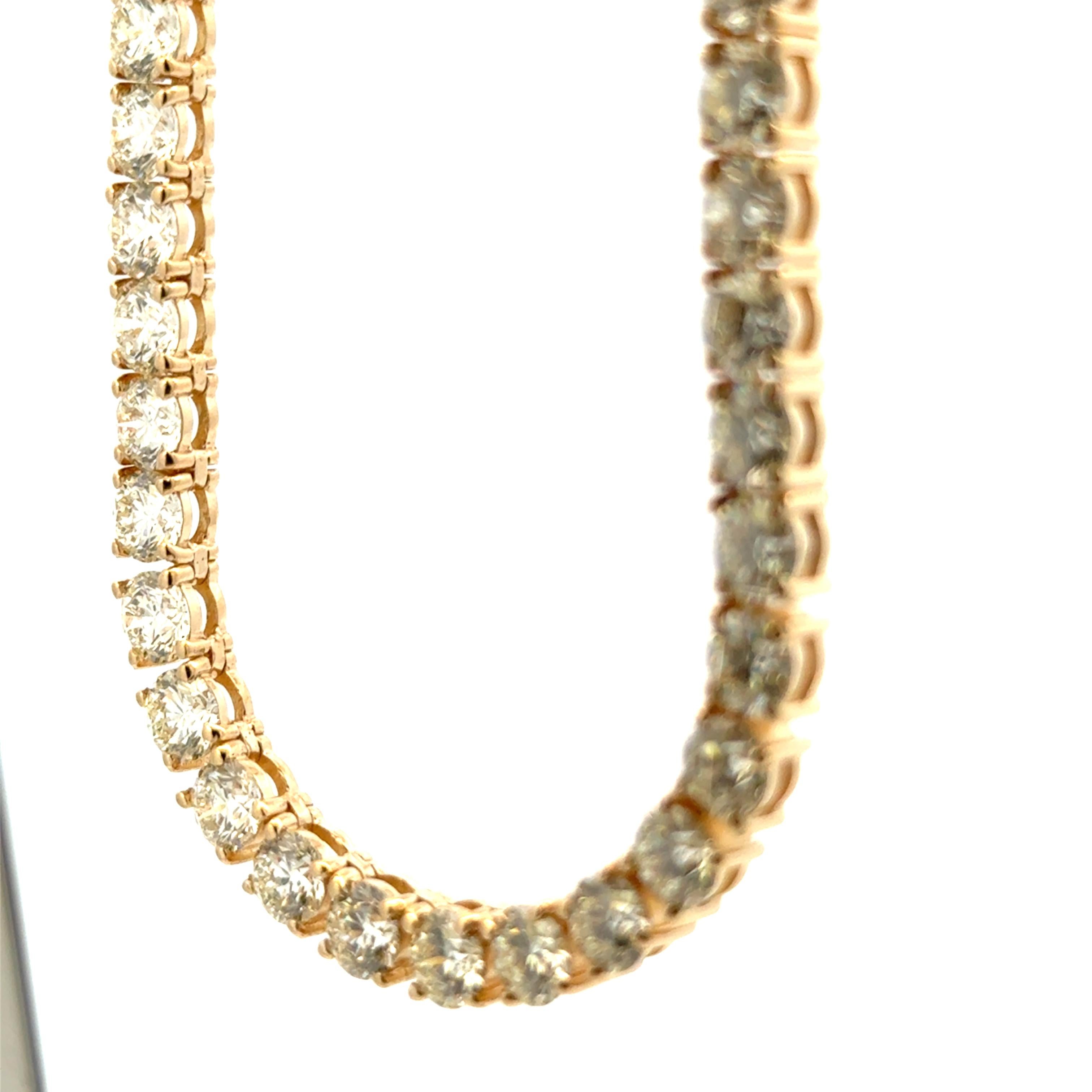 Collana di diamanti da 0,43 carati per ogni pietra in vendita 2