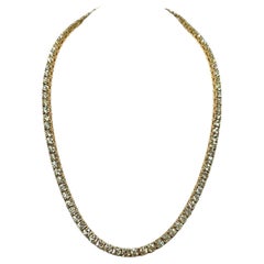 Collana di diamanti da 0,43 carati per ogni pietra