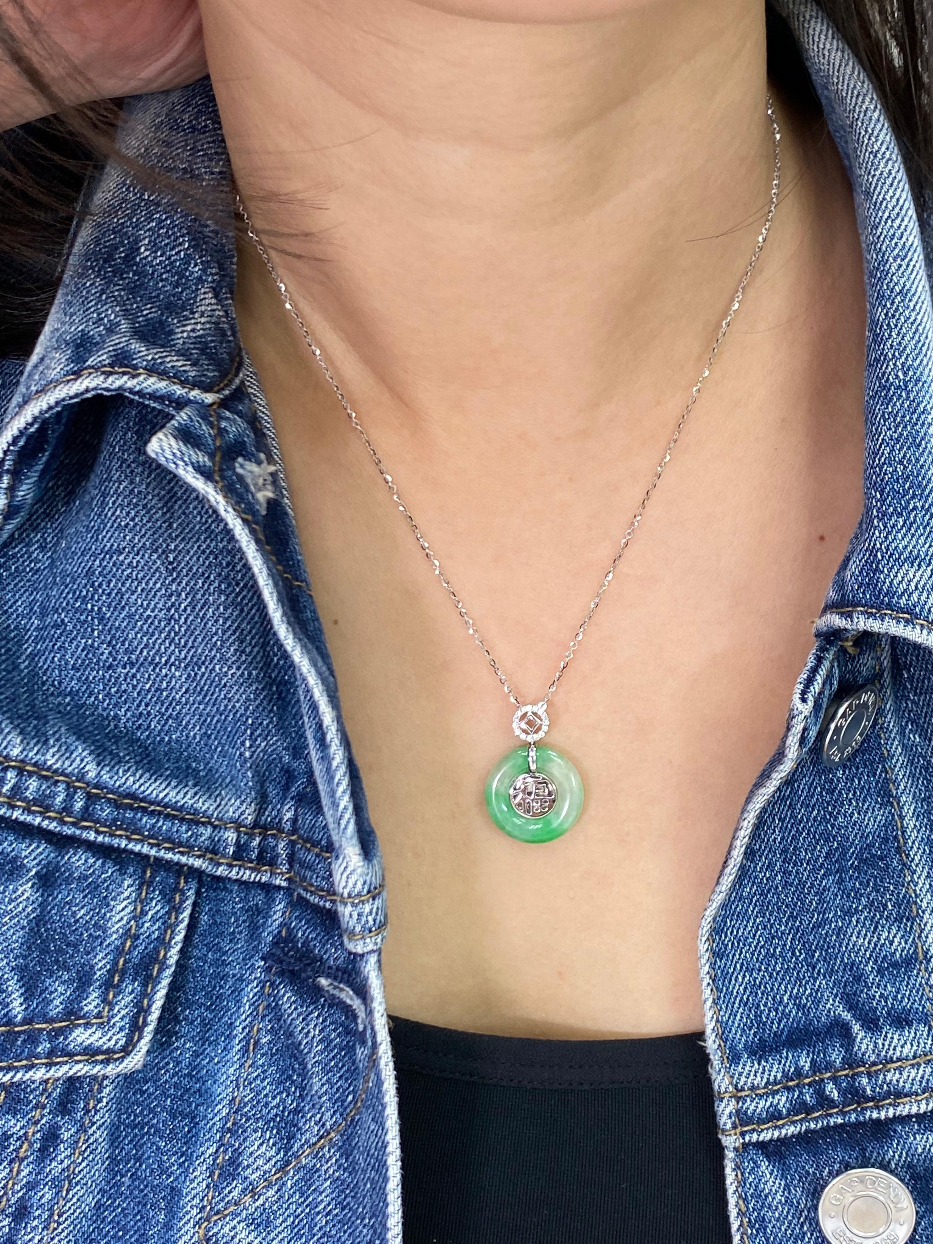 jade disc pendant meaning