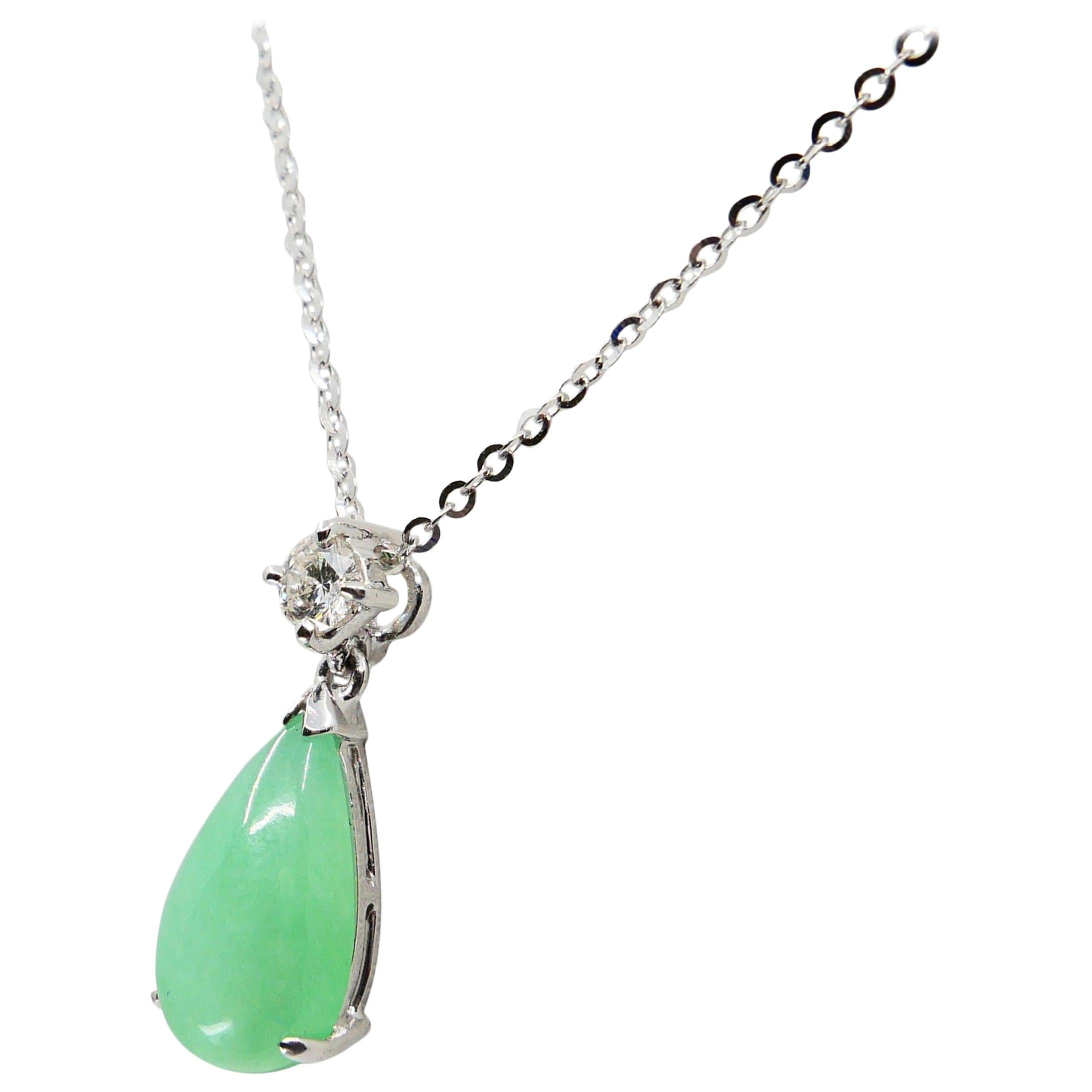 jade drop necklace
