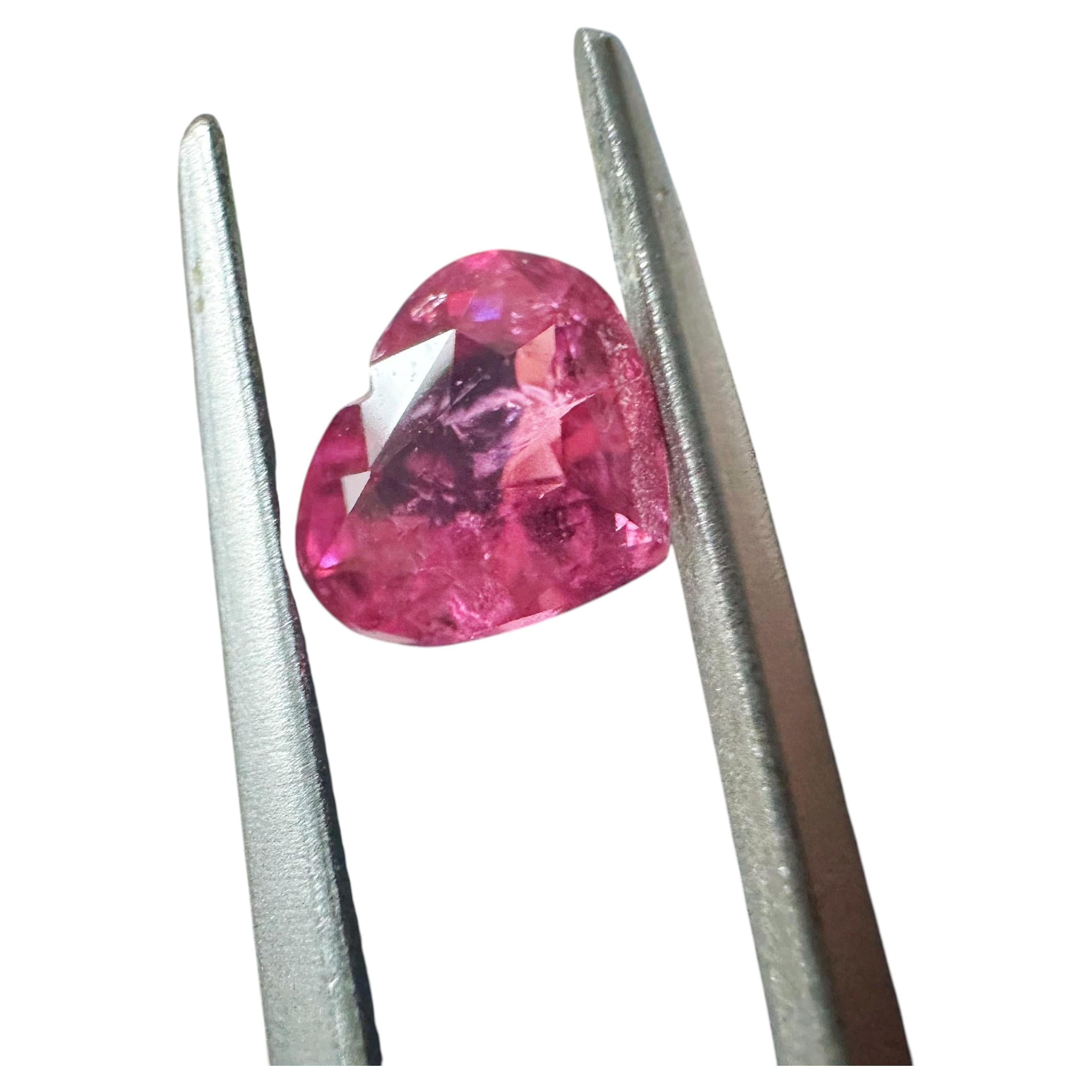 Certified Unheated Hot Pink Mahenge Spinel with Vibrant Brilliance, 1.03 Ct For Sale