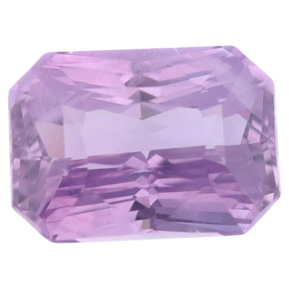 Certified Unheated Purple Sapphire from Sri Lanka - 1.51ct For Sale