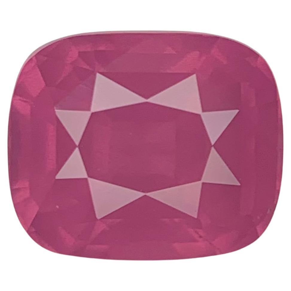 Gemma di spinello Mahenge sciolta naturale certificata di colore rosa vellutato da 3,17 carati in vendita