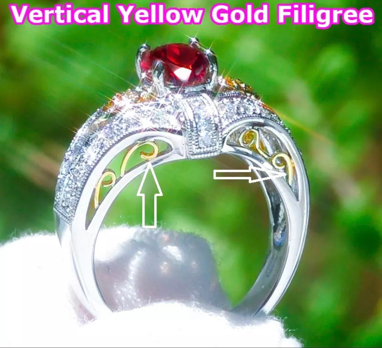 Certified Vintage 2.38 No Heat Burma Ruby Carat Art Deco Style Diamond Ring For Sale 3