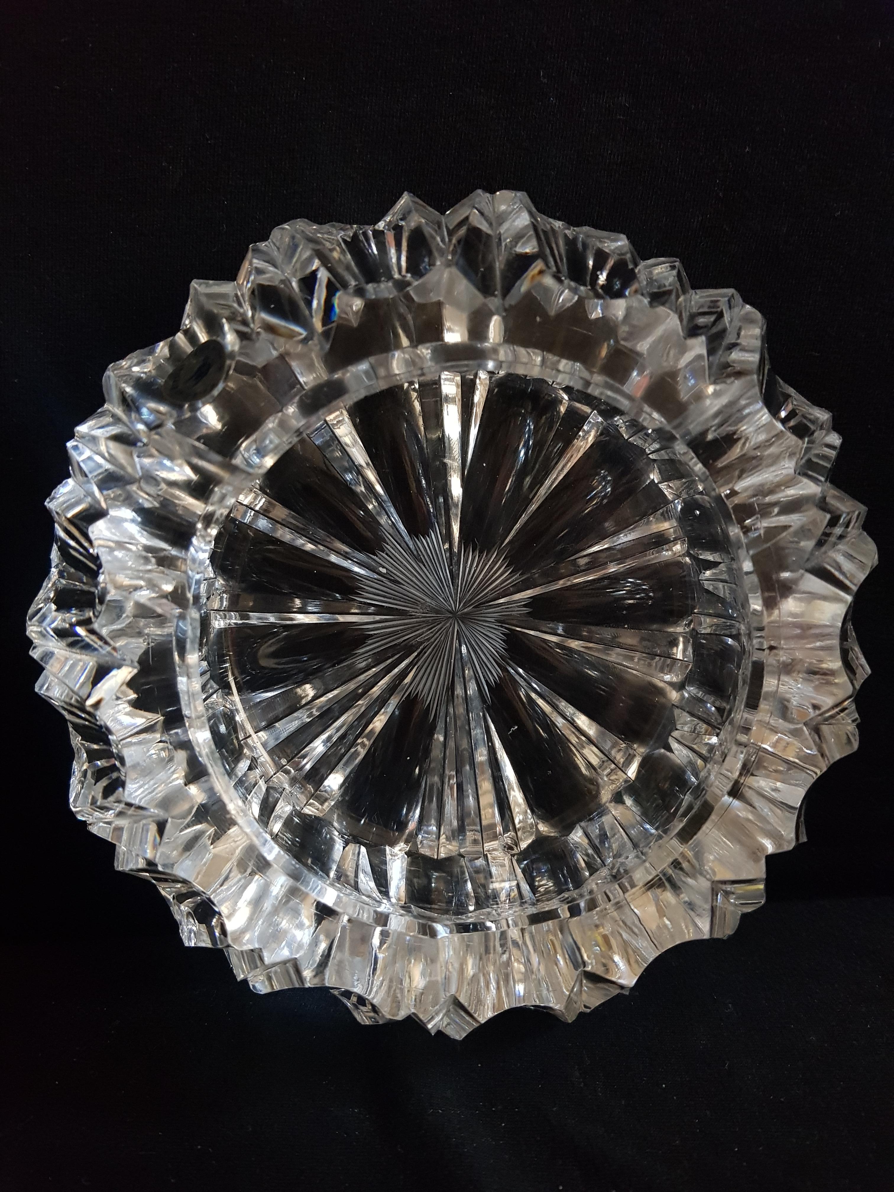 Late 20th Century Certified Vintage Cork Irish Crystal 30% High Quality For Sale