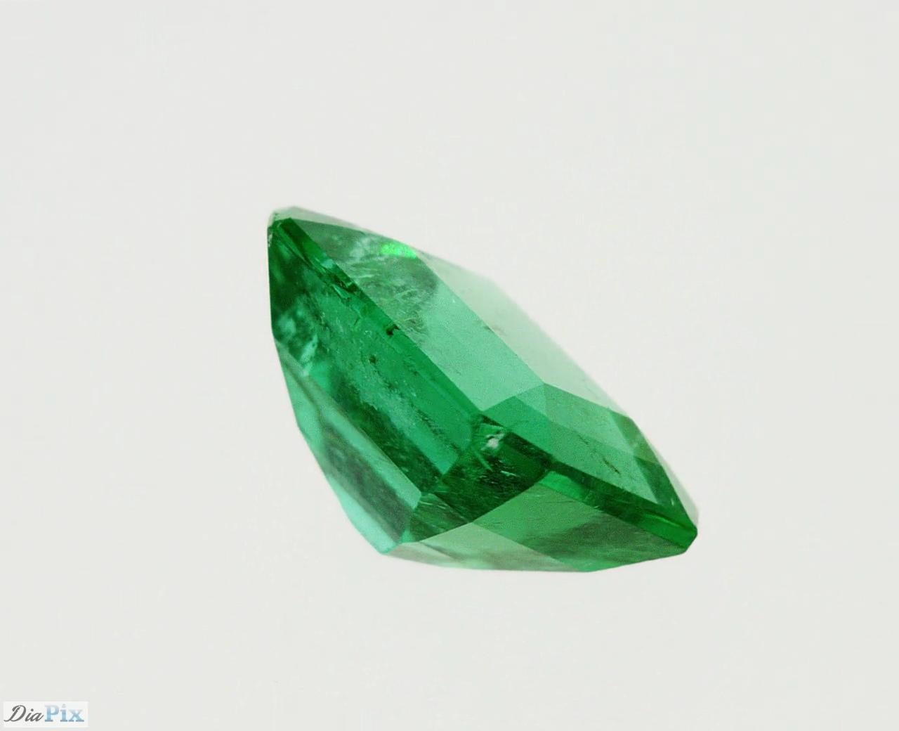 Certified Vivid Green Emerald For Sale 6
