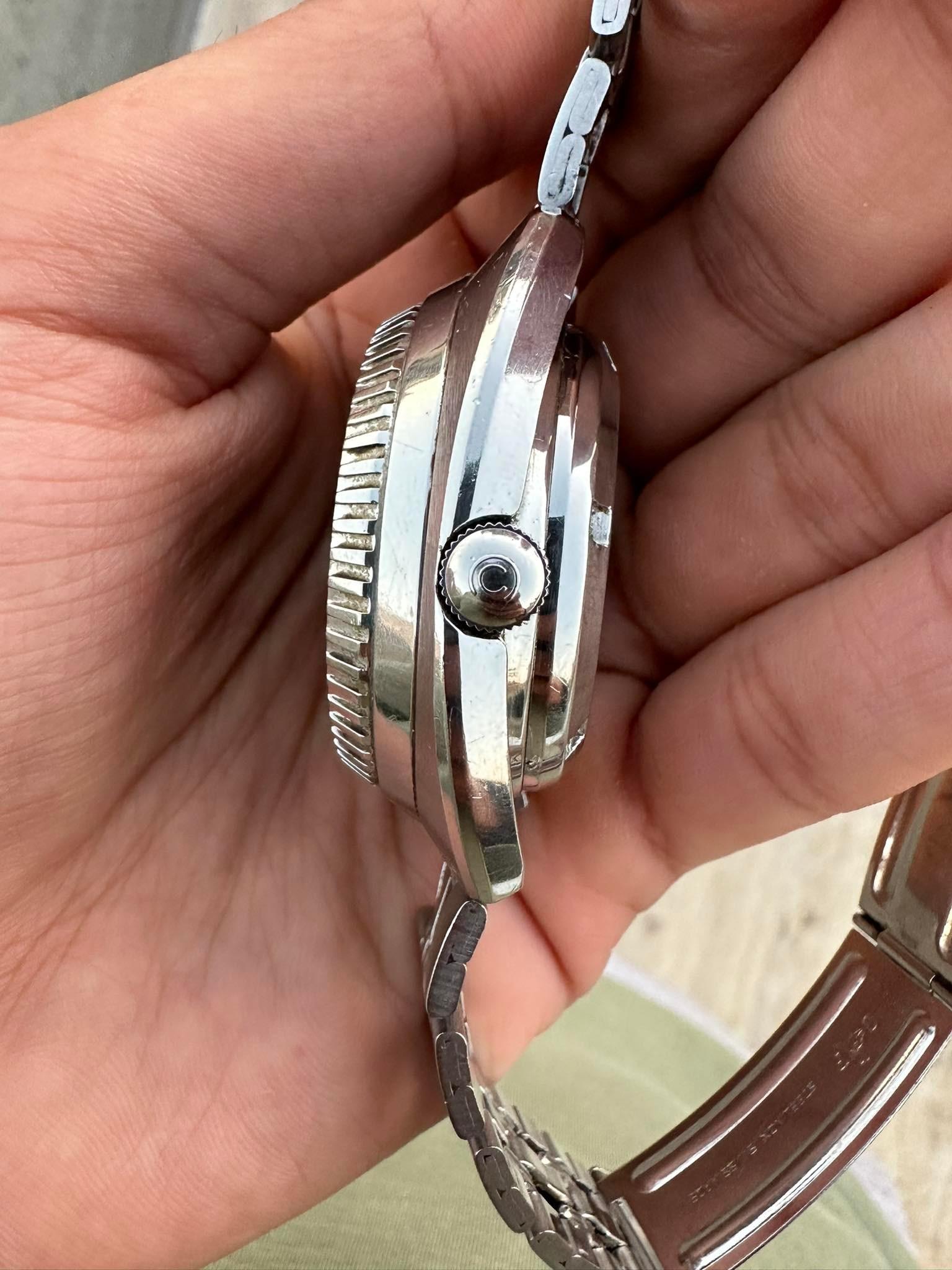 Certina DS DS3 SUPER PH1000M Rare Excellent Condition Not Polished Watch VerRare In Good Condition For Sale In Toronto, CA