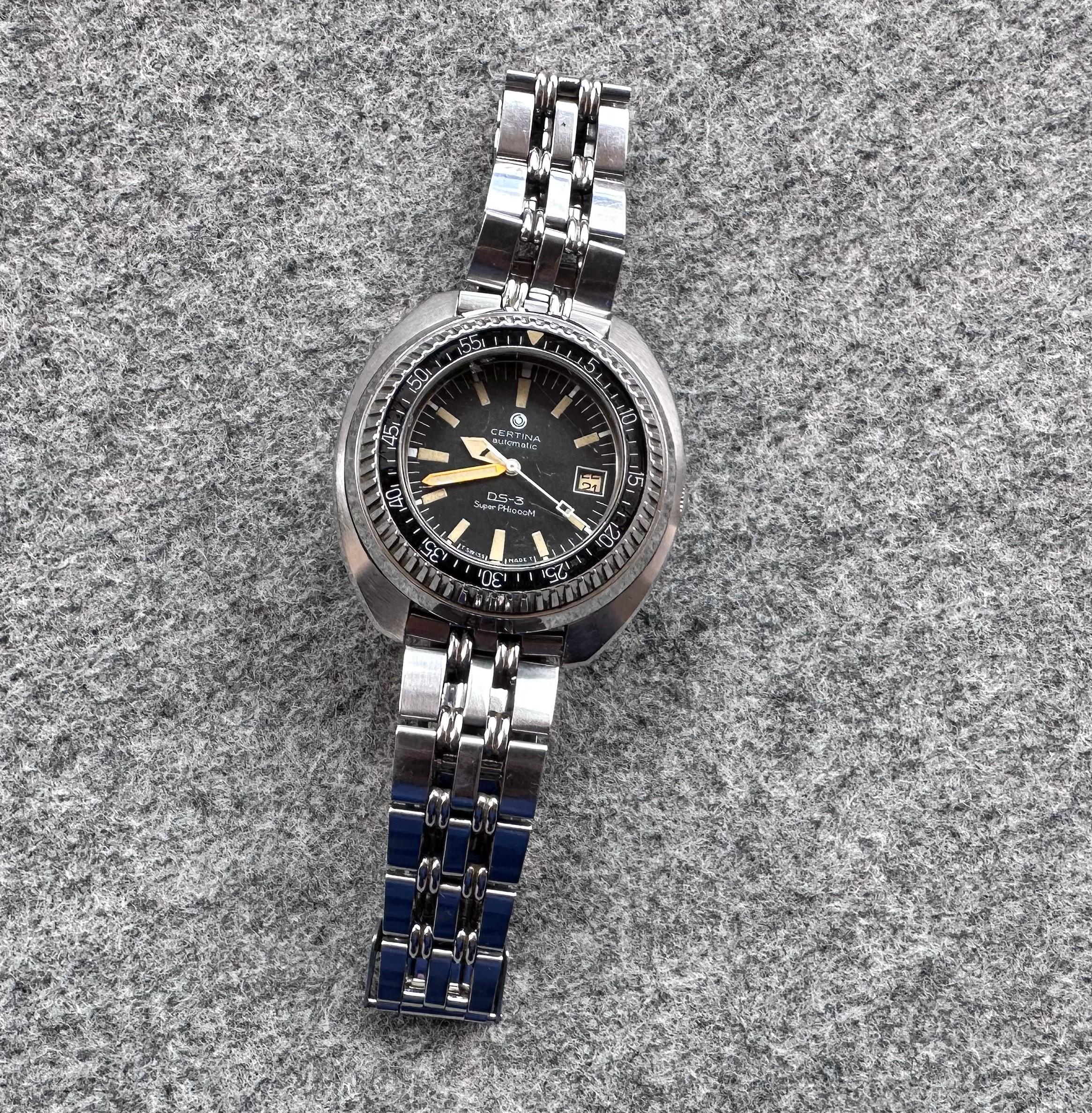 Certina DS DS3 SUPER PH1000M Rare Excellent Condition Not Polished Watch VerRare For Sale 2