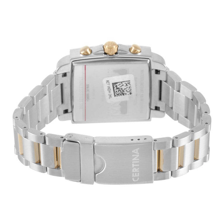 Good Quality Steel Two Tone 19 mm Watch Strap Replacement C001.317.22.037.00_K0018744 main image 0