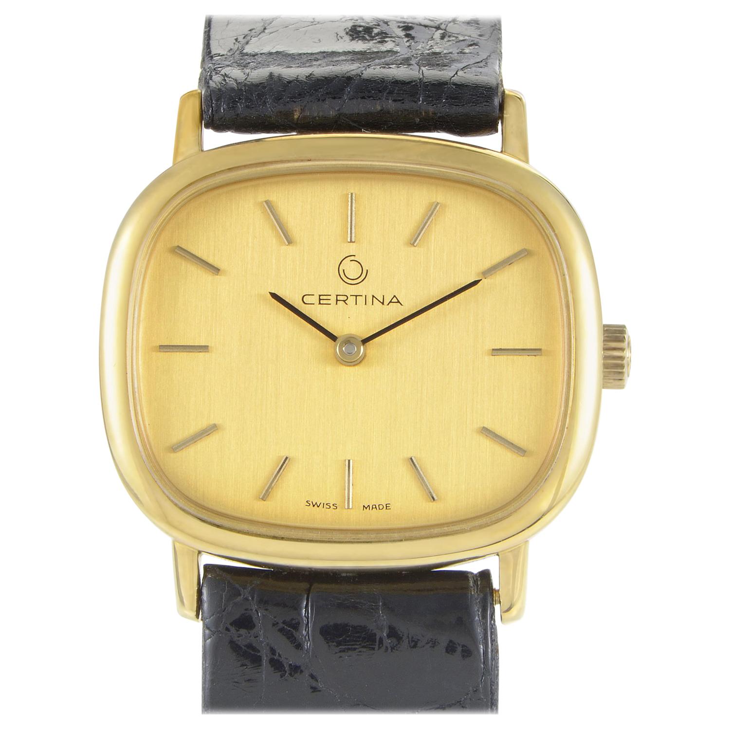 Certina Women's Yellow Gold Quartz Watch 5014019