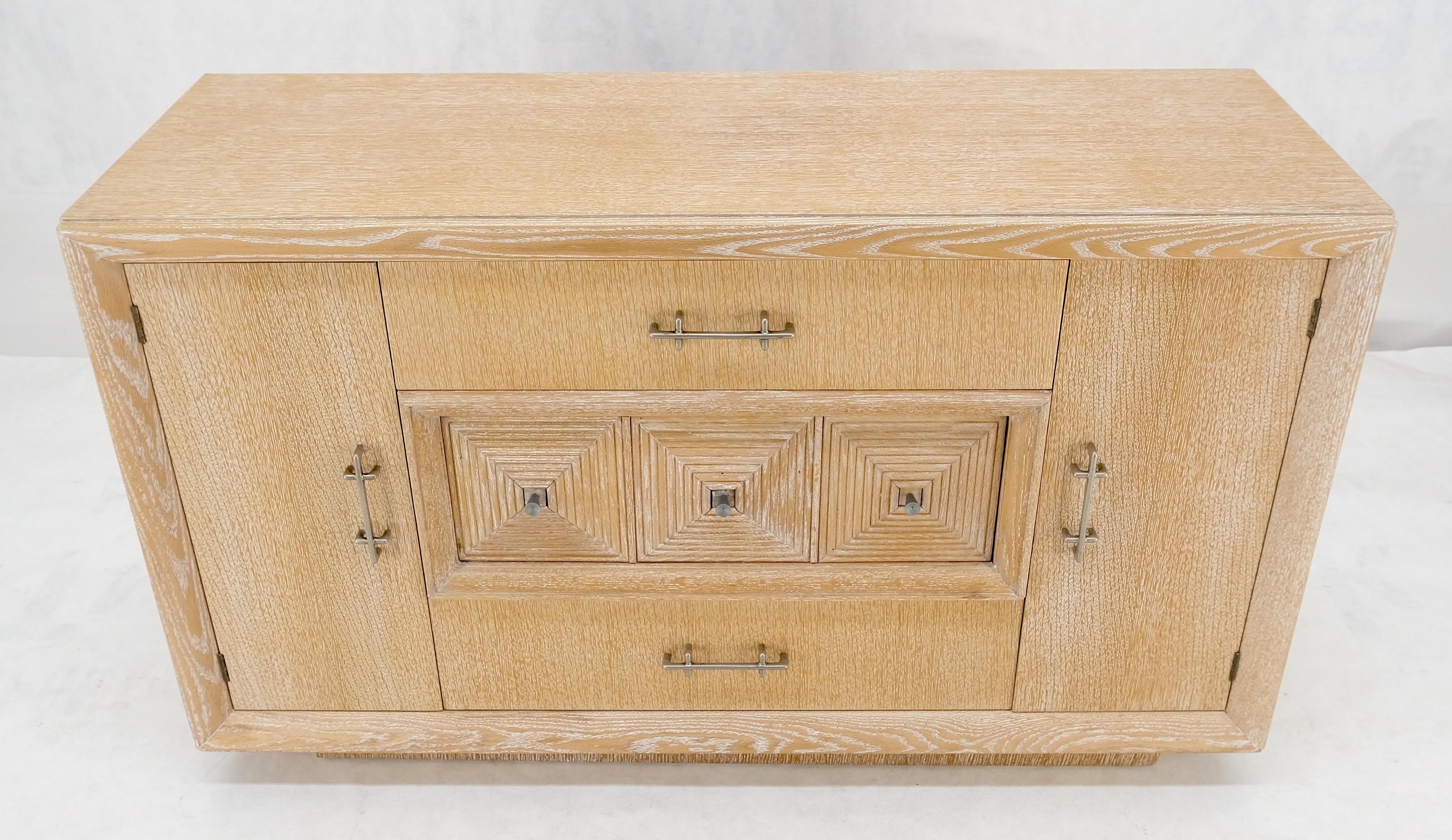 Americano Credenza in Oak Oak restaurato della metà del secolo scorso lunga 54