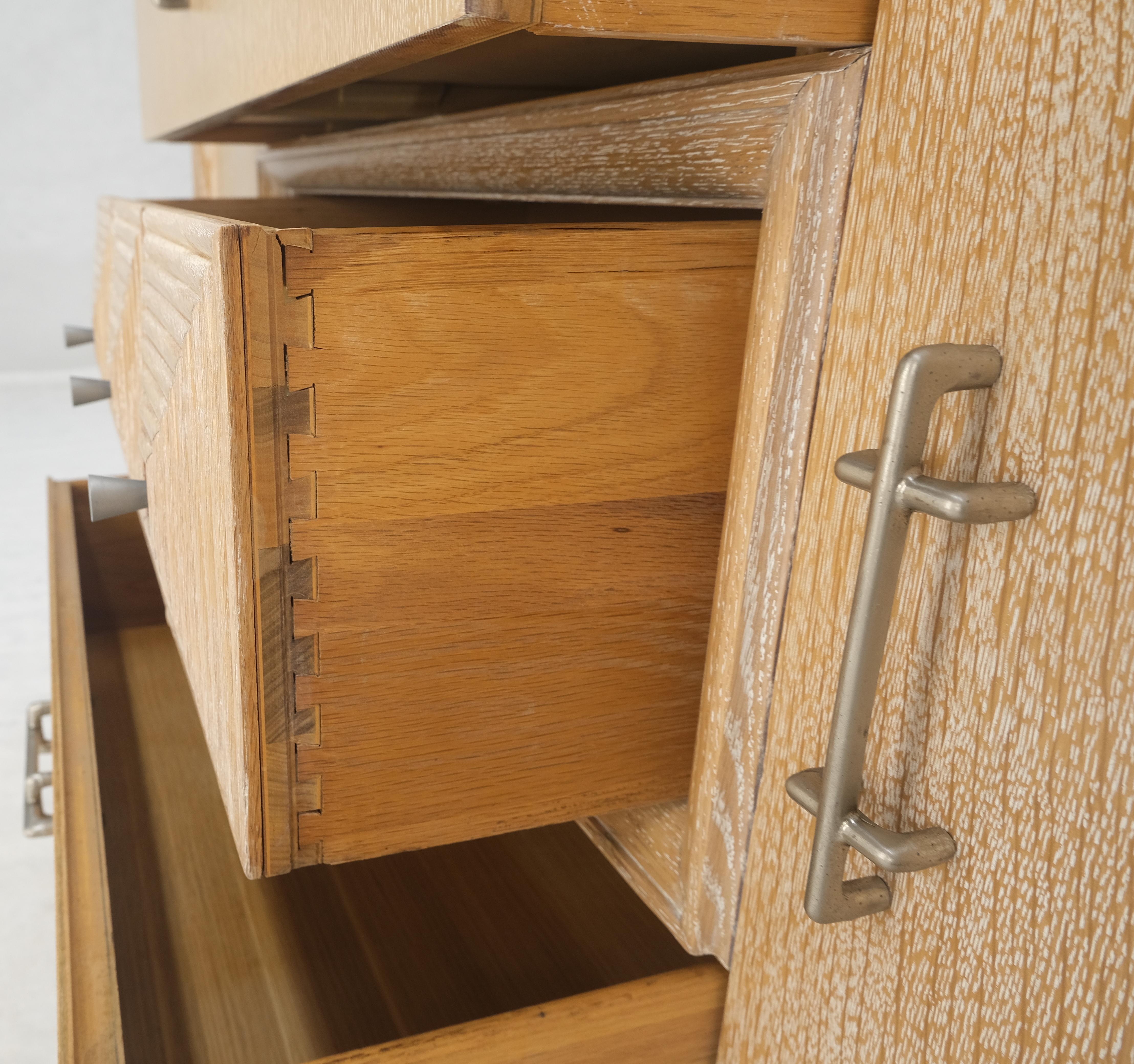 Biacca Credenza in Oak Oak restaurato della metà del secolo scorso lunga 54