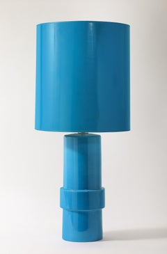 Cerulean American Studio Lamp, USA 1960's