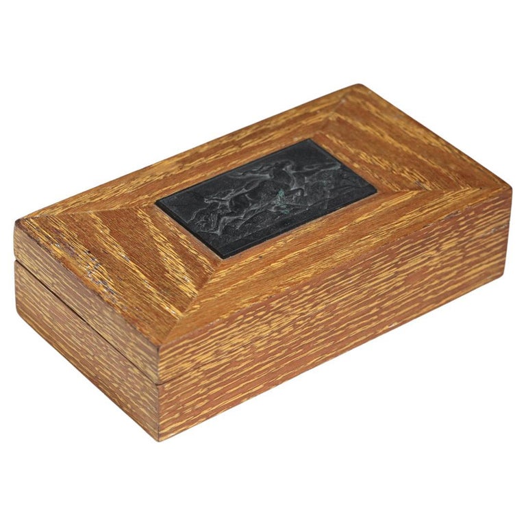 Cerused-oak box, 1940s, offered by  Danke Galerie