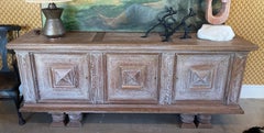 Enfilade Art déco cérusé, France, années 1940