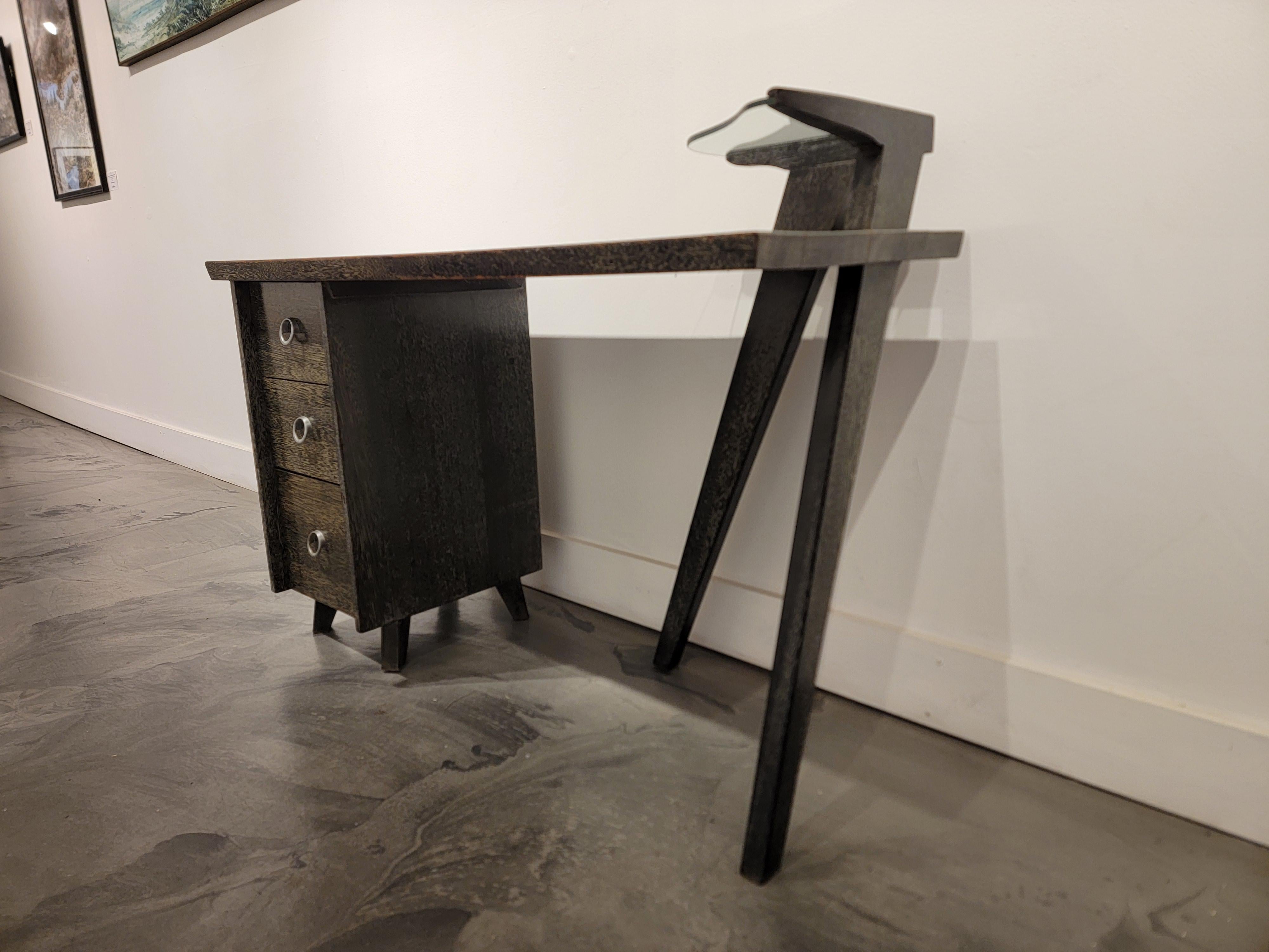 Escritorio / tocador cerámico Años 50 Moderno de mediados de siglo en venta