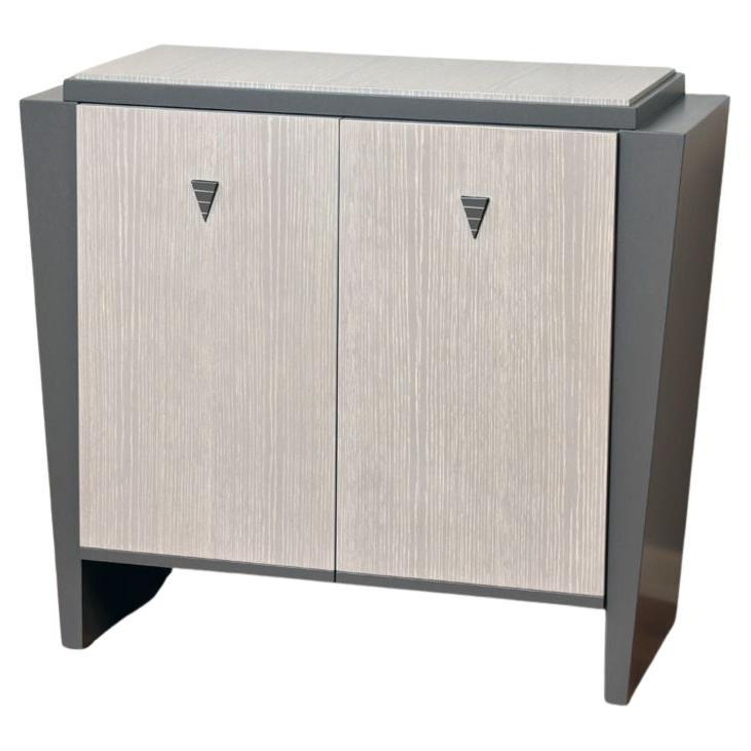 Cerused Oak and Lacquered Diva Accent, Storage, Cabinet Buffet by Lee  Weitzman For Sale at 1stDibs
