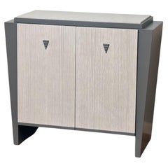 Cerused Oak and Lacquered Diva Accent, Storage, Cabinet  Buffet by Lee Weitzman