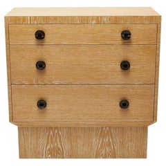 Cerused Oak Aquidneck Nightstand by Brian Paquette for Lawson-Fenning