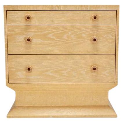 Cerused Oak Aquidneck Nightstand by Brian Paquette for Lawson-Fenning For Sale