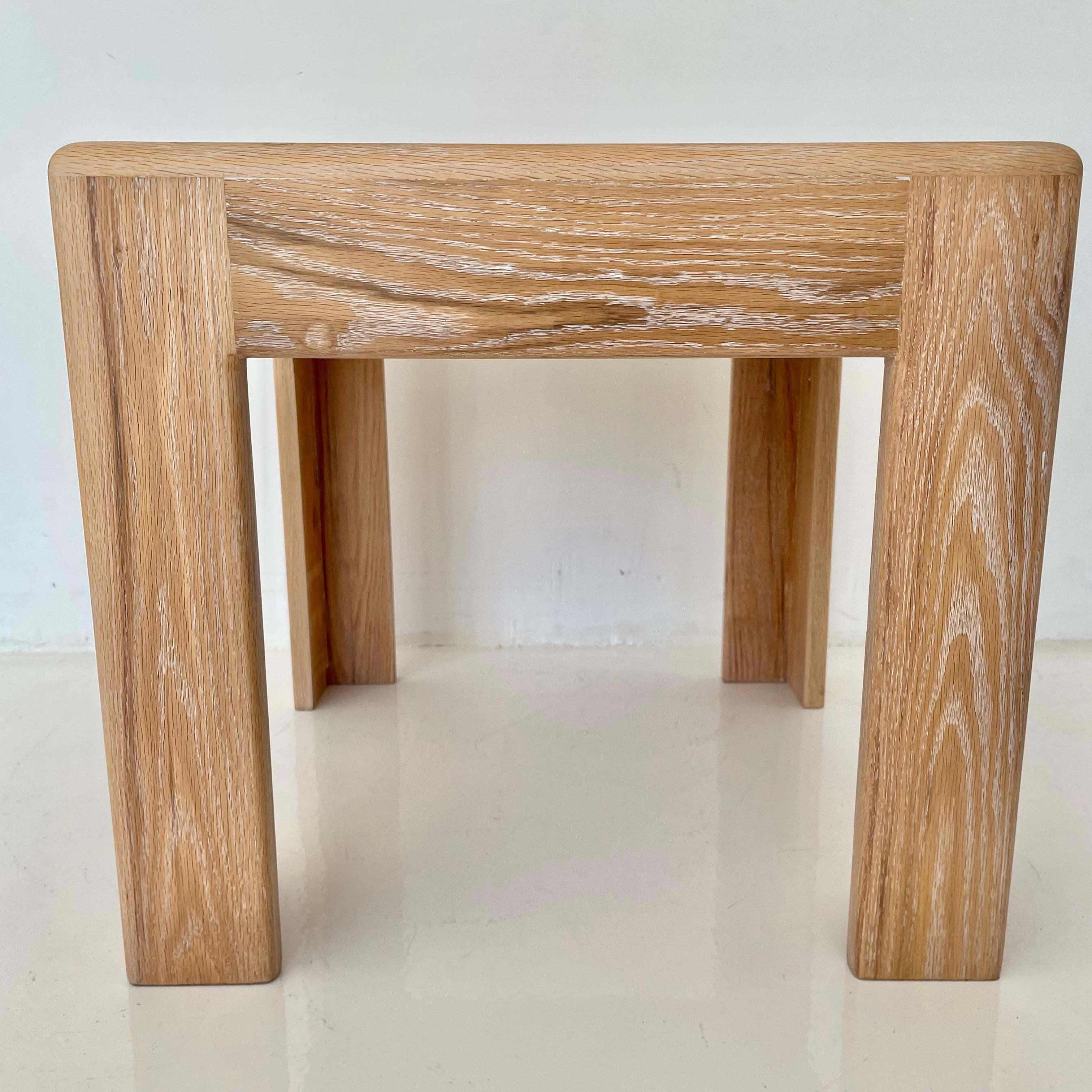 Cerused Oak Chess Table 1