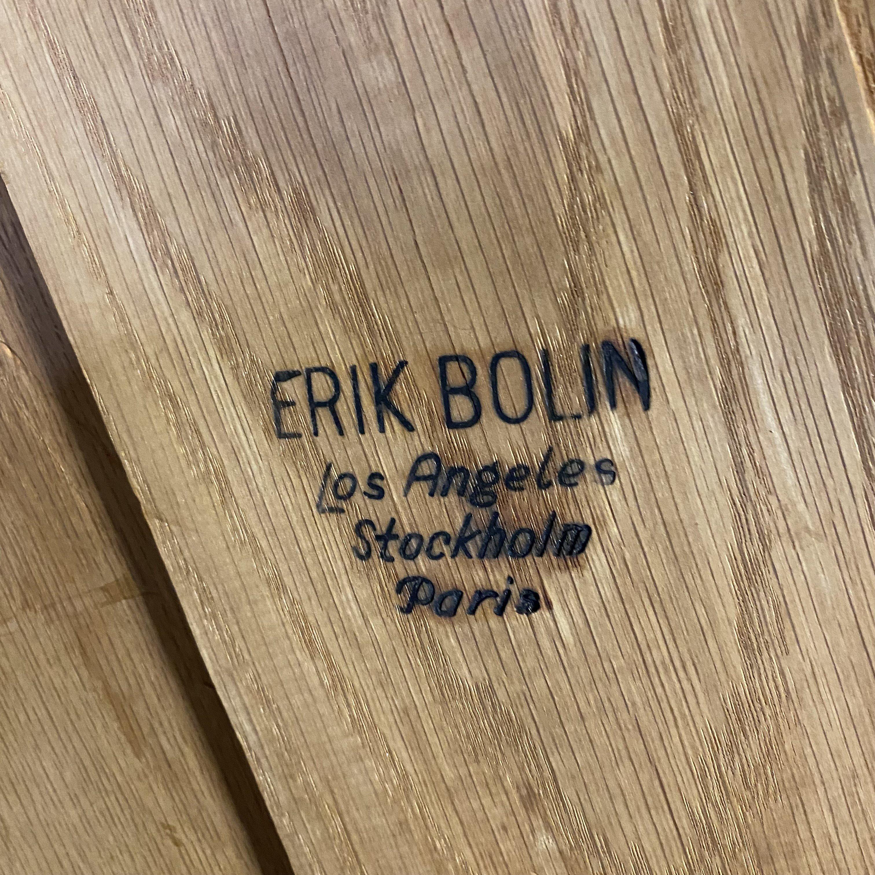 Cerused Oak French Provincial Style Large Dining Table by Erik Bolin 8