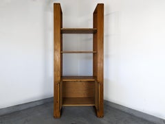 Cerused Oak Modular Bookcase or Room Divider by Lou Hodges, c1970s