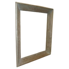 Cerused Oak Picture Frame, Circa 1940-1950
