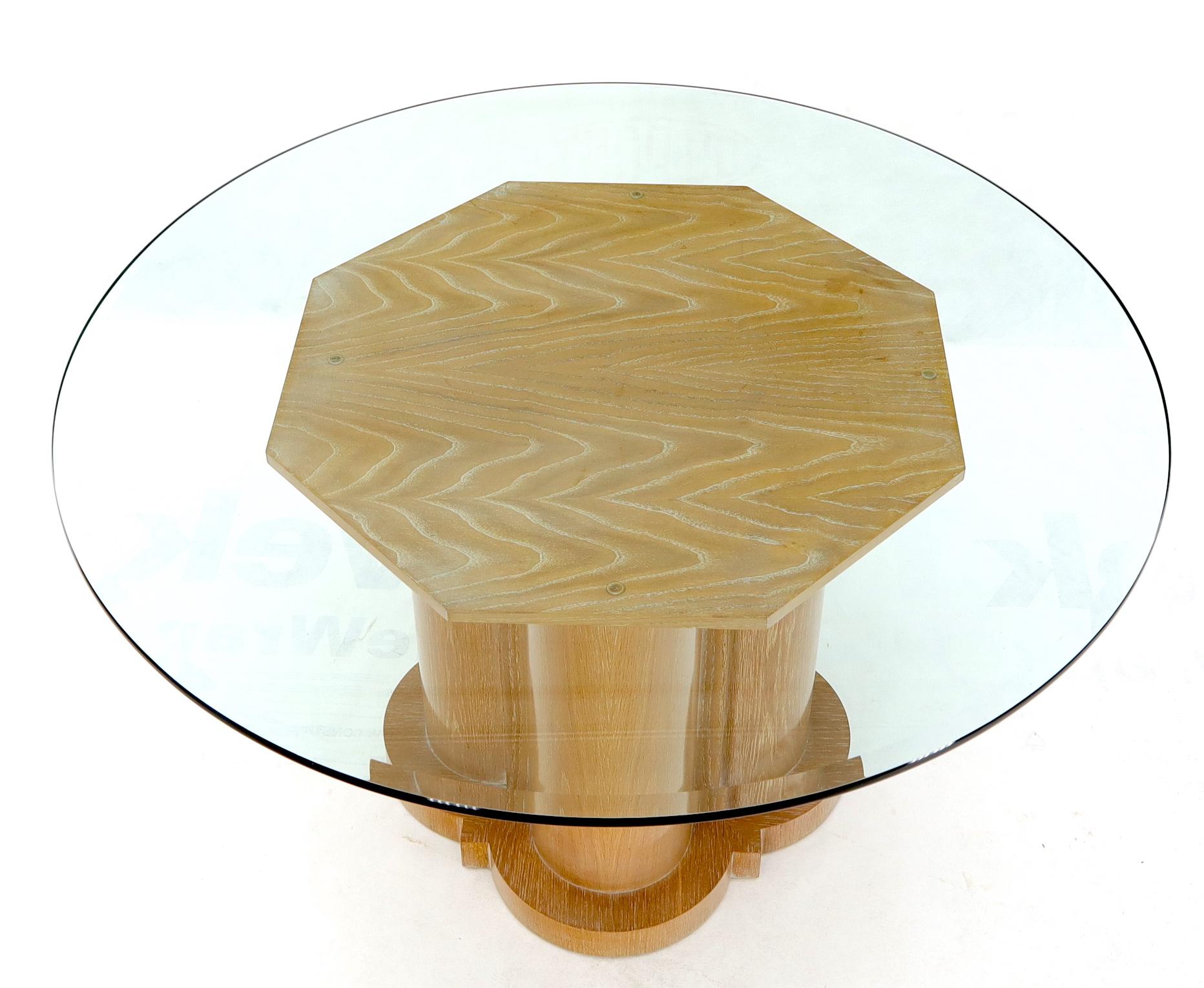 glass top end tables with wood base