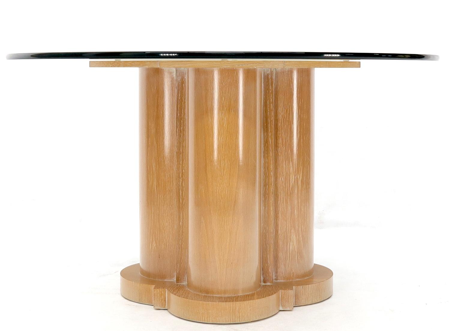 cylinder base dining table