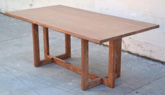 Cerused, Rift-Sawn White Oak Dining Table