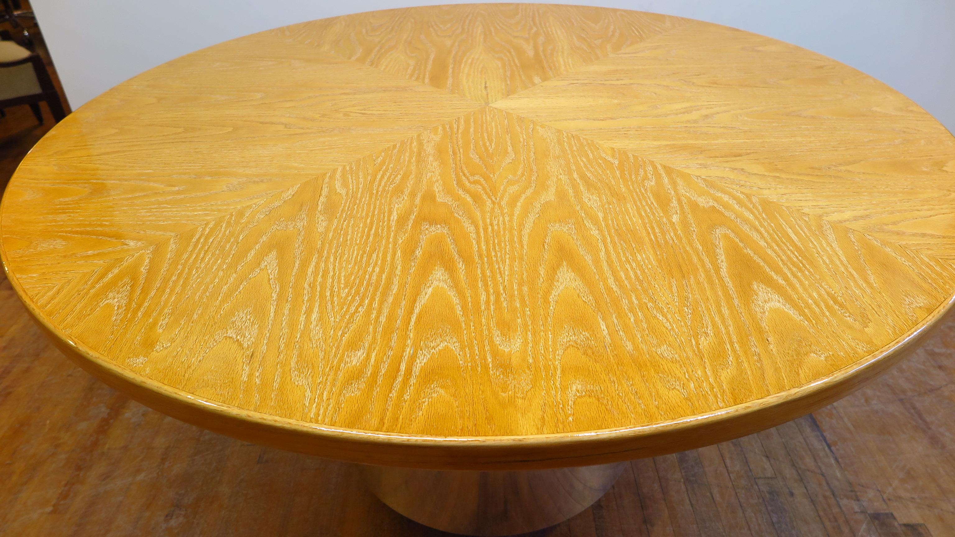 Cerused Round Dining Table 3