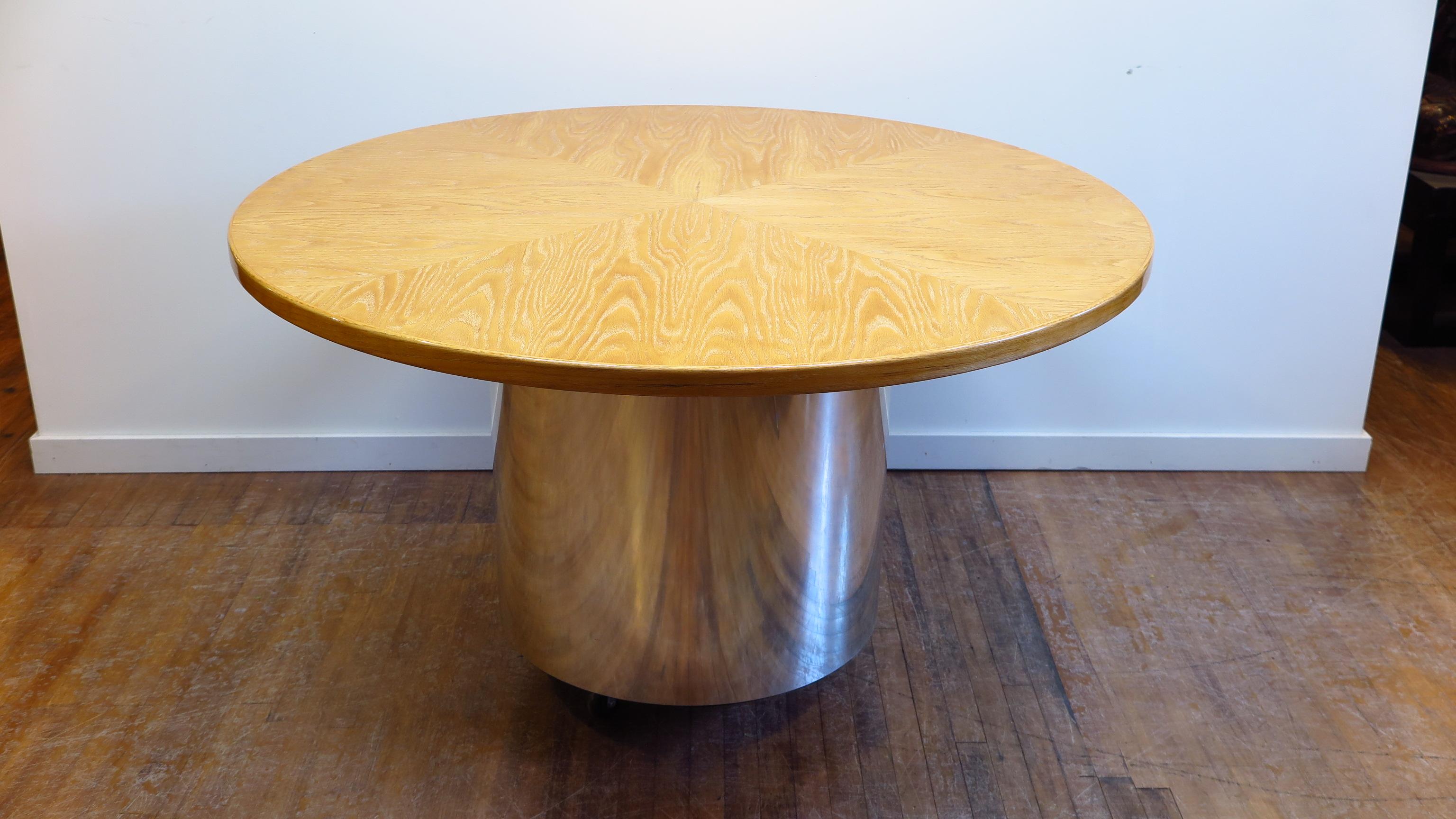 Cerused Round Dining Table 5