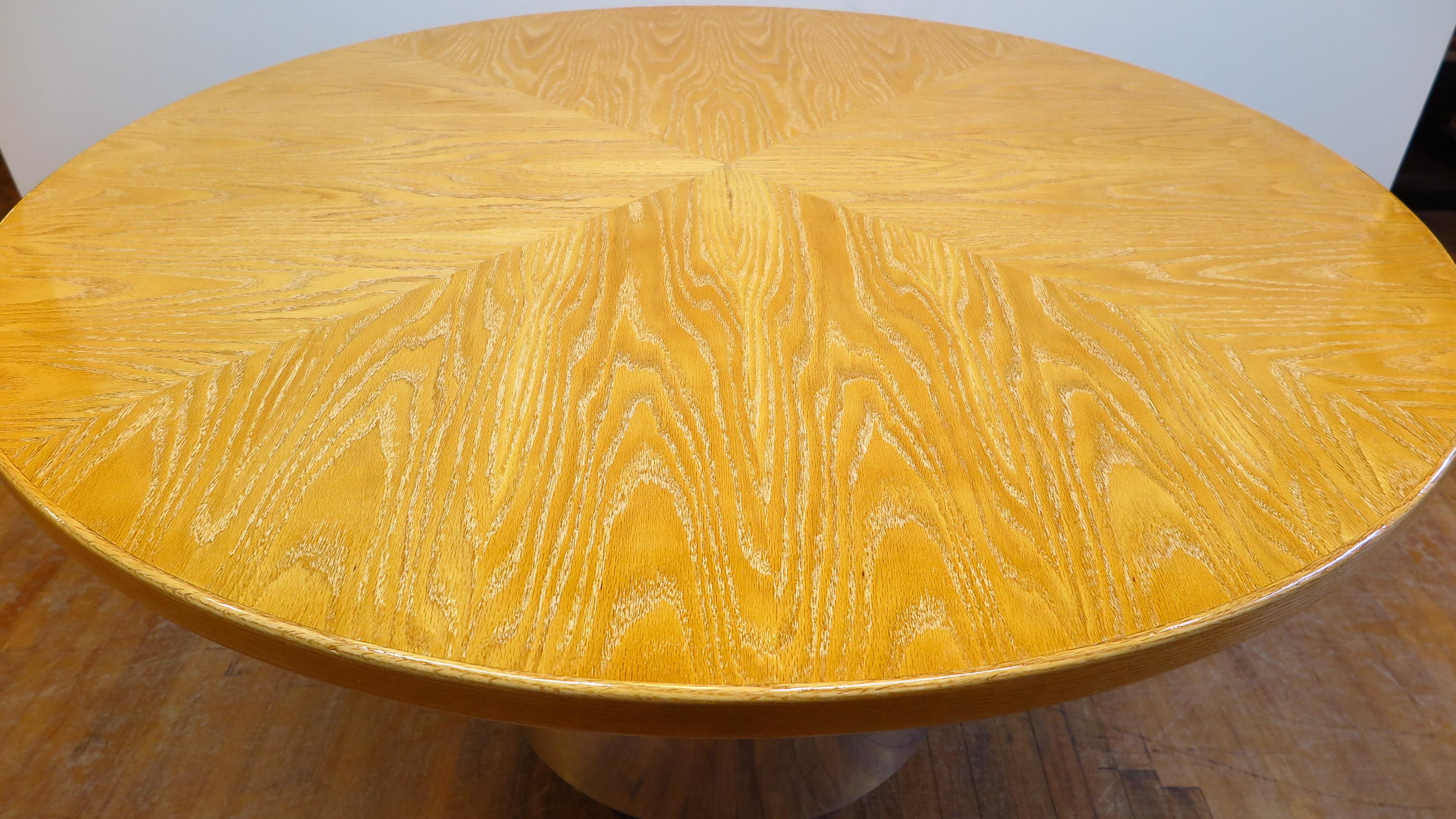 Cerused Round Dining Table 1