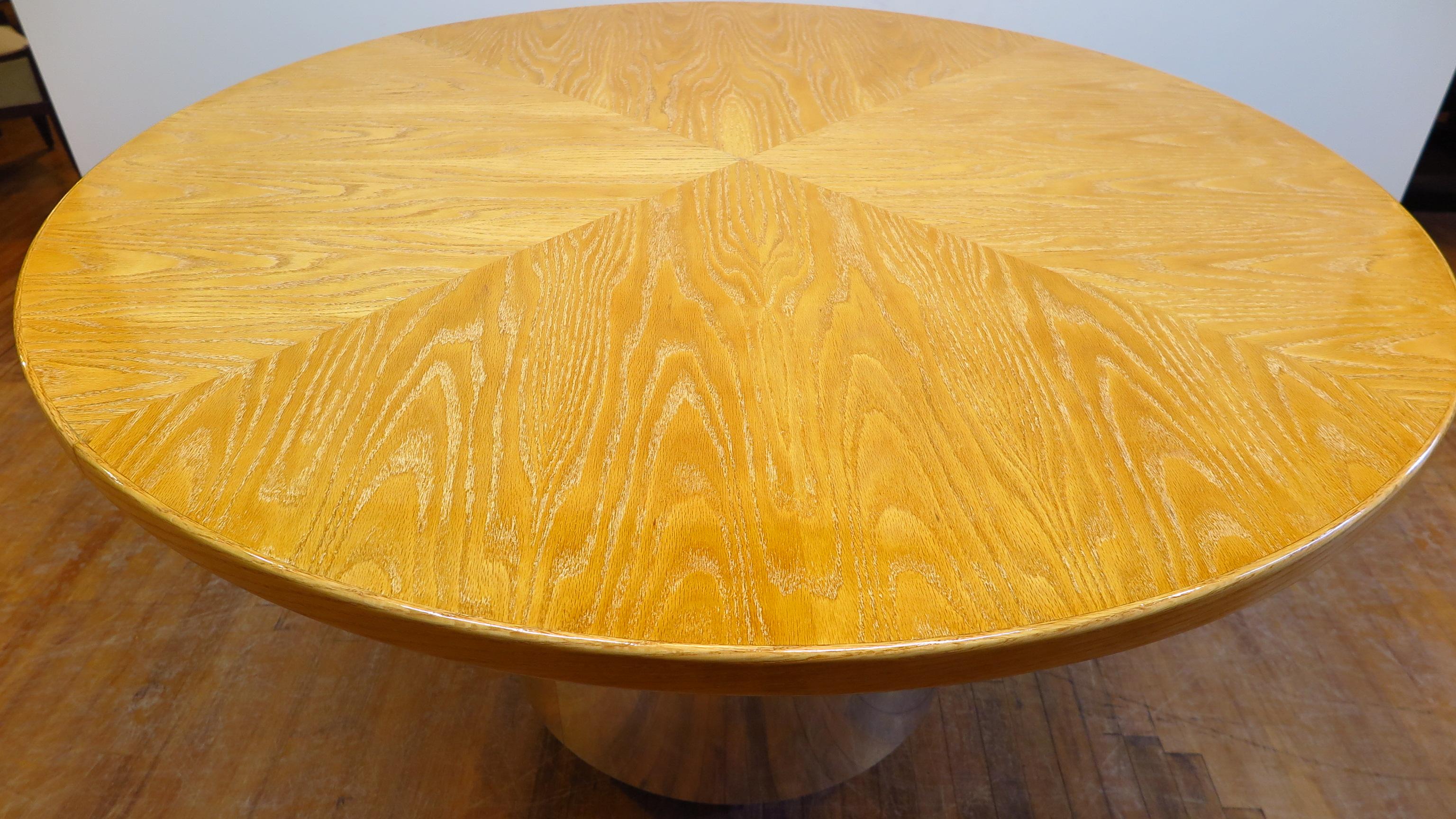 Cerused Round Dining Table 2