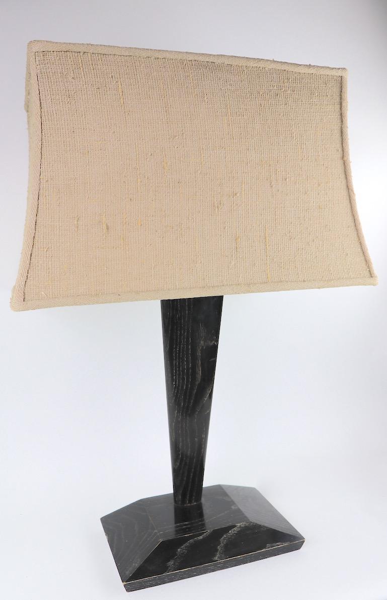 Cerused Table Lamp after Heifetz For Sale 2
