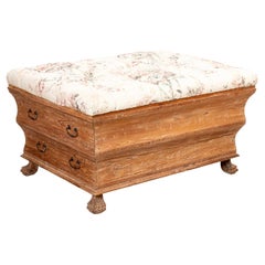 Cerused Tufted Ottoman