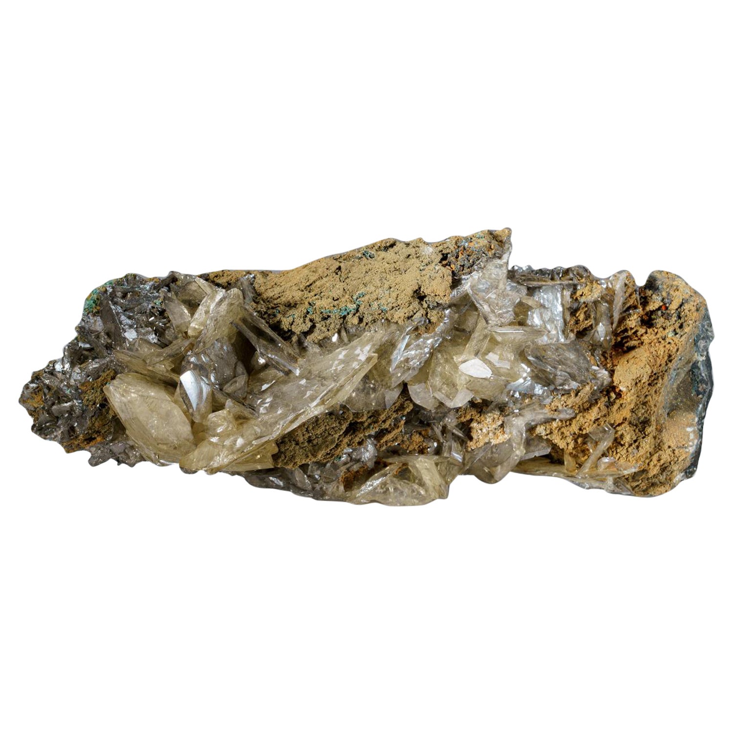 Cerussite dalla miniera di Tsumeb, distretto di Otavi-Bergland, Oshikoto, Namibia
