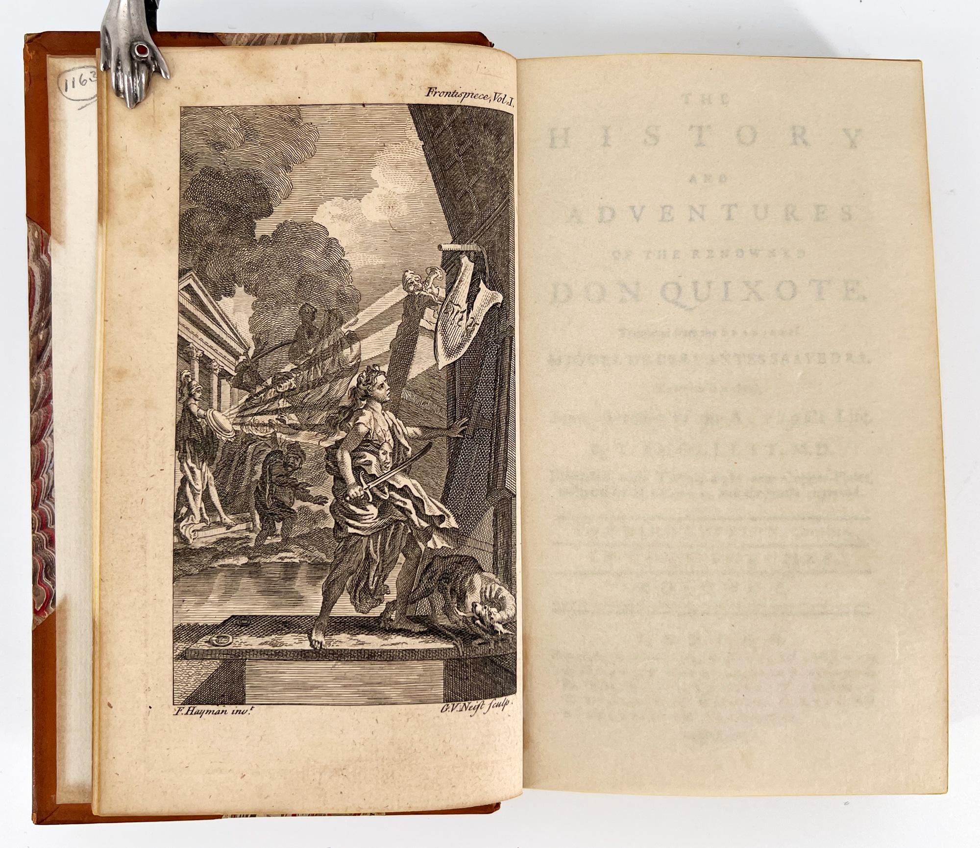 English Cervantes, Miguel de — Don Quixote — 4 volume set For Sale