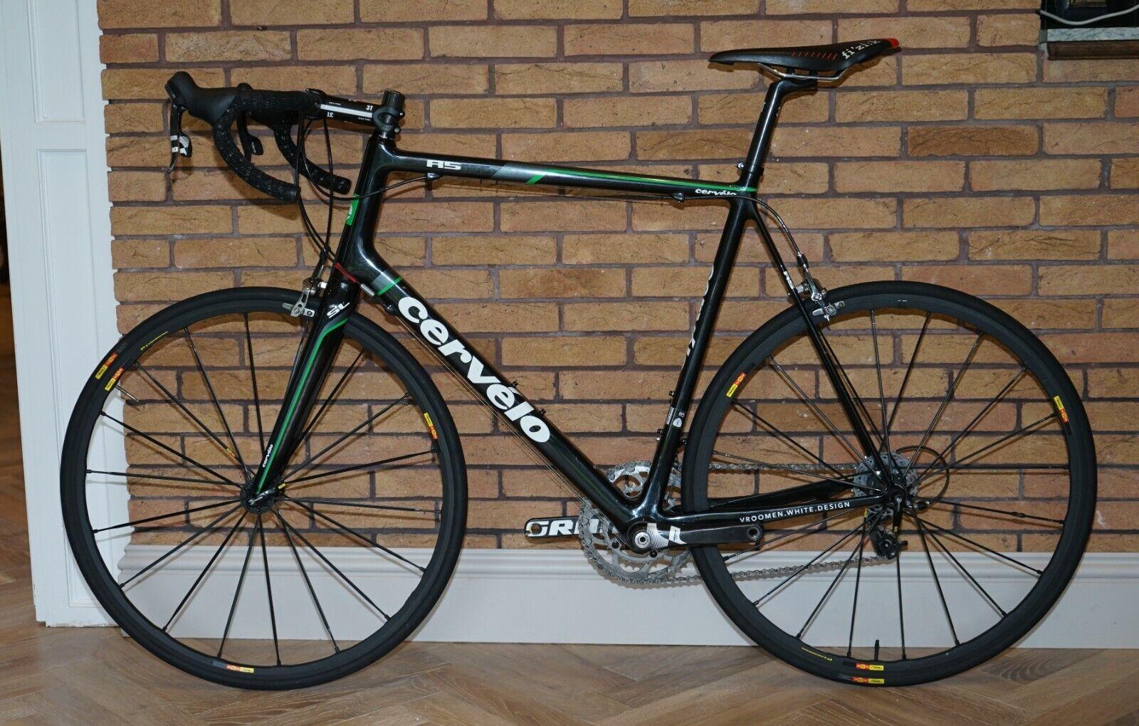 CERVELO R5 FULL CARBON 61CM KSYRIUM SLR RÄDERsatz SRAM FORCE GROUPSET ROAD BiKE im Angebot 6