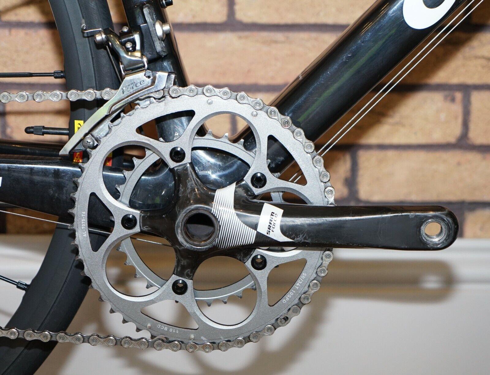 Hand-Crafted CERVELO R5 FULL CARBON 61CM KSYRIUM SLR WHEELSET SRAM FORCE GROUPSET ROAD BiKE For Sale